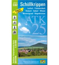 Wanderkarten Bayern ATK25-C02 Schöllkrippen (Amtliche Topographische Karte 1:25000) LDBV