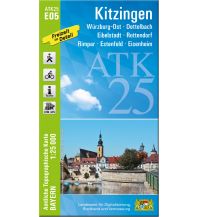 Hiking Maps Bavaria ATK25-E05 Kitzingen (Amtliche Topographische Karte 1:25000) LDBV
