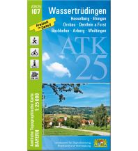 Hiking Maps Bavaria ATK25-I07 Wassertrüdingen (Amtliche Topographische Karte 1:25000) LDBV
