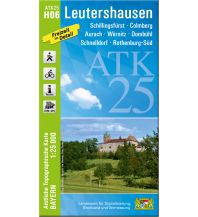 Wanderkarten Bayern ATK25-H06 Leutershausen (Amtliche Topographische Karte 1:25000) LDBV