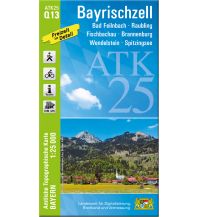 Wanderkarten Bayern Bayerische ATK25-Q13, Bayrischzell 1:25.000 LDBV