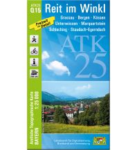 Wanderkarten Bayern Bayerische ATK25-Q15, Reit im Winkl 1:25.000 LDBV