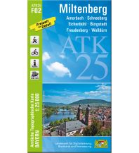 Hiking Maps Germany ATK25-F02 Miltenberg (Amtliche Topographische Karte 1:25000) LDBV