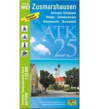 Hiking Maps ATK25-M07 Zusmarshausen (Amtliche Topographische Karte 1:25000) LDBV