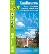 Hiking Maps Bavaria ATK25-P07 Kaufbeuren (Amtliche Topographische Karte 1:25000) LDBV