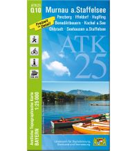 Hiking Maps Bavaria Bayerische ATK25-Q10, Murnau am Staffelsee 1:25.000 LDBV