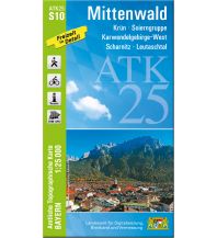 Hiking Maps Tyrol Bayerische ATK25-S10, Mittenwald 1:25.000 LDBV