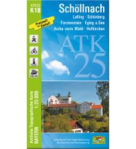 Wanderkarten Bayern ATK25-K18 Schöllnach (Amtliche Topographische Karte 1:25000) LDBV