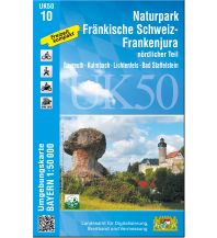 Hiking Maps Bavaria UK50-10 Naturpark Fränkische Schweiz-Veldensteiner Forst, nördl.Teil 1:50.000 LDBV