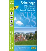 Wanderkarten Bayern Bayerische ATK25-R04, Scheidegg 1:25.000 LDBV