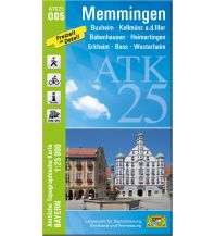 Wanderkarten Bayern Bayerische ATK25-O05, Memmingen 1:25.000 LDBV