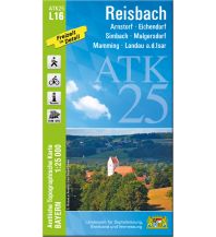 Hiking Maps Bavaria Bayerische ATK25-L16, Reisbach 1:25.000 LDBV