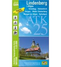 Hiking Maps Vorarlberg Bayerische ATK25-Q04, Lindenberg im Allgäu 1:25.000 LDBV