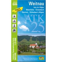 Wanderkarten Bayern Bayerische ATK25-Q05, Weitnau 1:25.000 LDBV