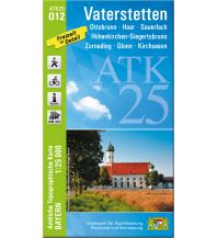 Hiking Maps Bavaria Bayerische ATK25-O12, Vaterstetten 1:25.000 LDBV
