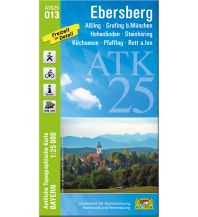 Hiking Maps Bavaria Bayerische ATK25-O13, Ebersberg 1:25.000 LDBV