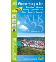 Wanderkarten Bayern Bayerische ATK25-O14, Wasserburg am Inn 1:25.000 LDBV