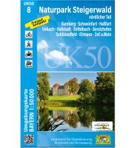 Wanderkarten Bayern UK50-8 Naturpark Steigerwald, nördlicher Teil 1:50.000 LDBV