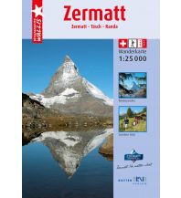 Wanderkarten Schweiz & FL Rotten-Wanderkarte 7, Zermatt 1:25.000 Rotten-Verlag AG