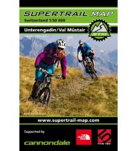 Cycling Maps Supertrail Map Unterengadin / Val Müstair Outkomm
