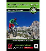 Mountainbike Touring / Mountainbike Maps Supertrail Map Cortina d'Ampezzo 1:50.000 Outkomm