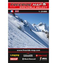 Skitourenkarten Freeride Map Grenoble Outkomm