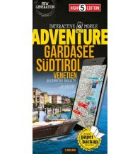 Straßenkarten Interactive Mobile ADVENTUREMAP Gardasee Südtirol High 5 Edition AG