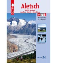 Hiking Maps Switzerland Rotten-Wanderkarte 1, Aletsch 1:25.000 Rotten-Verlag AG