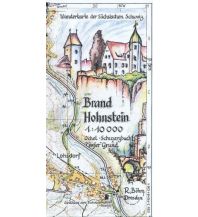 Hiking Maps Saxony Böhm-Wanderkarte Brand, Hohnstein 1:10.000 Kartographischer Verlag Böhm