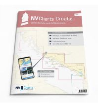Seekarten Kroatien und Adria NV.Atlas Kroatien HR 2 - Vodice to Dubrovnik & Montenegro 2024 Nautische Veröffentlichungen