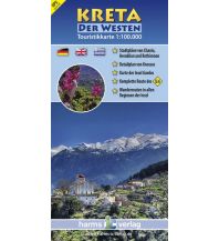 Wanderkarten Kreta Touristikkarte, Kreta - Der Westen 1:100.000 Harms IC