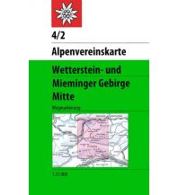 Hiking Maps Tyrol Alpenvereinskarte 4/2, Wetterstein- und Mieminger Gebirge - Mitte 1:25.000 Österreichischer Alpenverein
