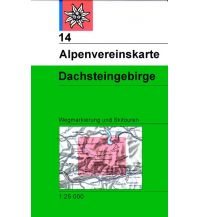 Skitourenkarten Alpenvereinskarte 14, Dachsteingebirge 1:25.000 Österreichischer Alpenverein