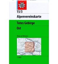 Ski Touring Maps Alpenvereinskarte 15/3, Totes Gebirge - Ost 1:25.000 Österreichischer Alpenverein
