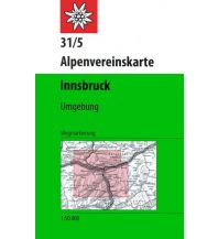 Wanderkarten Tirol Alpenvereinskarte 31/5, Innsbruck und Umgebung 1:50.000 Österreichischer Alpenverein