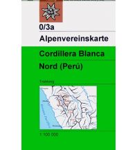 Wanderkarten Südamerika Alpenvereinskarte Cordillera Blanca Nord (Peru) Österreichischer Alpenverein