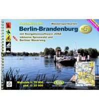 Kanusport Touren-Atlas TA 5 Berlin-Brandenburg 1:75.000 Jübermann