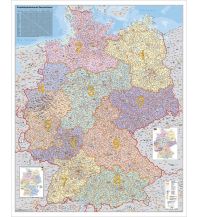 Poster and Wall Maps PLZ-Karte, Deutschland Stiefel GmbH