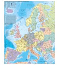 Europa Europa Organisationskarte 1:3.600.000 Stiefel GmbH