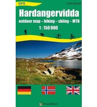 Hiking Maps Scandinavia Hardangervidda 1:150.000 Mollenhauer & Treichel