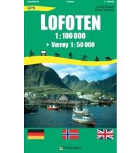 Wanderkarten Skandinavien Lofoten 1:100.000 (+ Værøy 1:50.000) Mollenhauer & Treichel