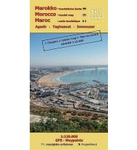 Straßenkarten Marokko J 12: Agadir - Taghazout - Imouzzer 1:120.000 GPS - Waypoints Mollenhauer & Treichel