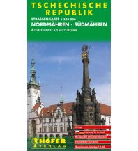 Road Maps Czech Republic Höfer Straßenkarte CS 006, Nordmähren - Südmähren 1:200.000 Höfer Verlag