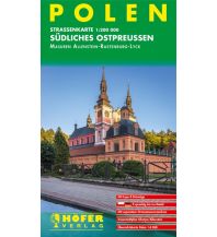 Road Maps Poland Höfer Straßenkarte PL 010, Südliches Ostpreußen 1:200.000 Höfer Verlag