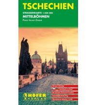 Road Maps Czech Republic Höfer Straßenkarte CS 005 Mittelböhmen 1:200.000 Höfer Verlag