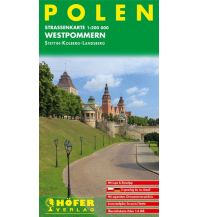 Road Maps Poland Polen - PL 001 1:200.000 Höfer Verlag