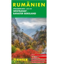Road Maps Westbanat - Banaterbergland 1:200.000 Höfer Verlag
