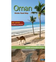 Road Maps Oman: Dhofar Road Map Ilona Hupe Verlag