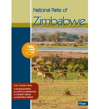 Straßenkarten Afrika National Parks of Zimbabwe Ilona Hupe Verlag