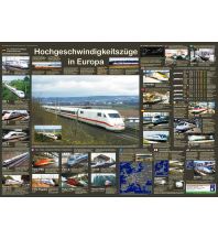 Railway Hochgeschwindigkeitszüge in Europa Planet Poster Editions